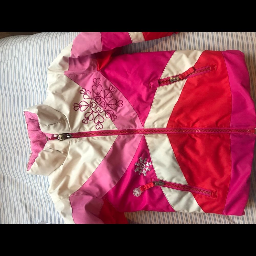 Girls Obermeyer jacket with removable hood